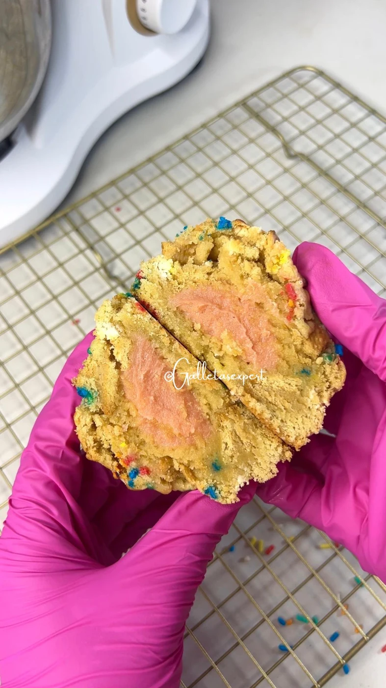 Gorditas, con textura rústica: fotografía original de las cookies del curso